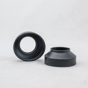 Silicone lens hood