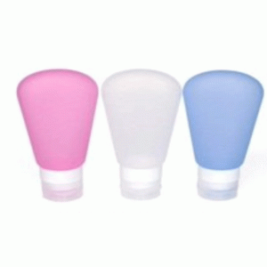 Silicone liquid travel bottles