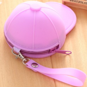 Silicone zero wallet baseball cap coin bag mini cute hat key bag silicone zero wallet hand bag