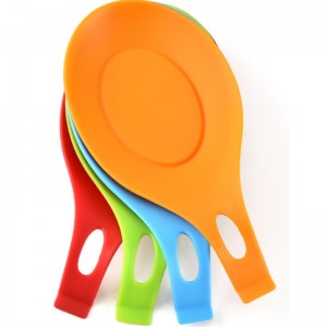 Silicone spoon pad silicone plate kitchen utensils silicone spoon cushion spoon holder more support