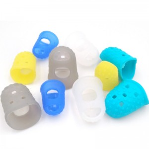 Silicone finger sleeve silicone guitar finger cover beginners practice by string finger cover