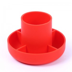 Silicone pen container round multi-function pen tube food silica gel desktop office supplies receiving and furnishings