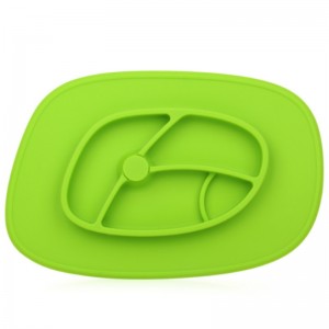Children's silicone meal pad creative home feeding tableware suction tray pad FDA food grade